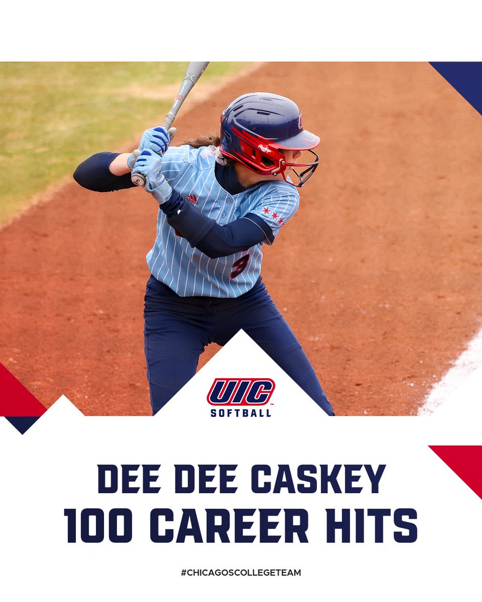 UIC Softball ๐ฅ๐ฅ (@uic_softball) on Twitter photo Shoutout <a href="/CaskeyDeedee/">deedee_caskey</a> on recording her ๐๐๐th career hit in today's gameโ๏ธ๐ฅ
#ChicagosCollegeTeam Shoutout <a href="/CaskeyDeedee/">deedee_caskey</a> on recording her ๐๐๐th career hit in today's gameโ๏ธ๐ฅ
#ChicagosCollegeTeam