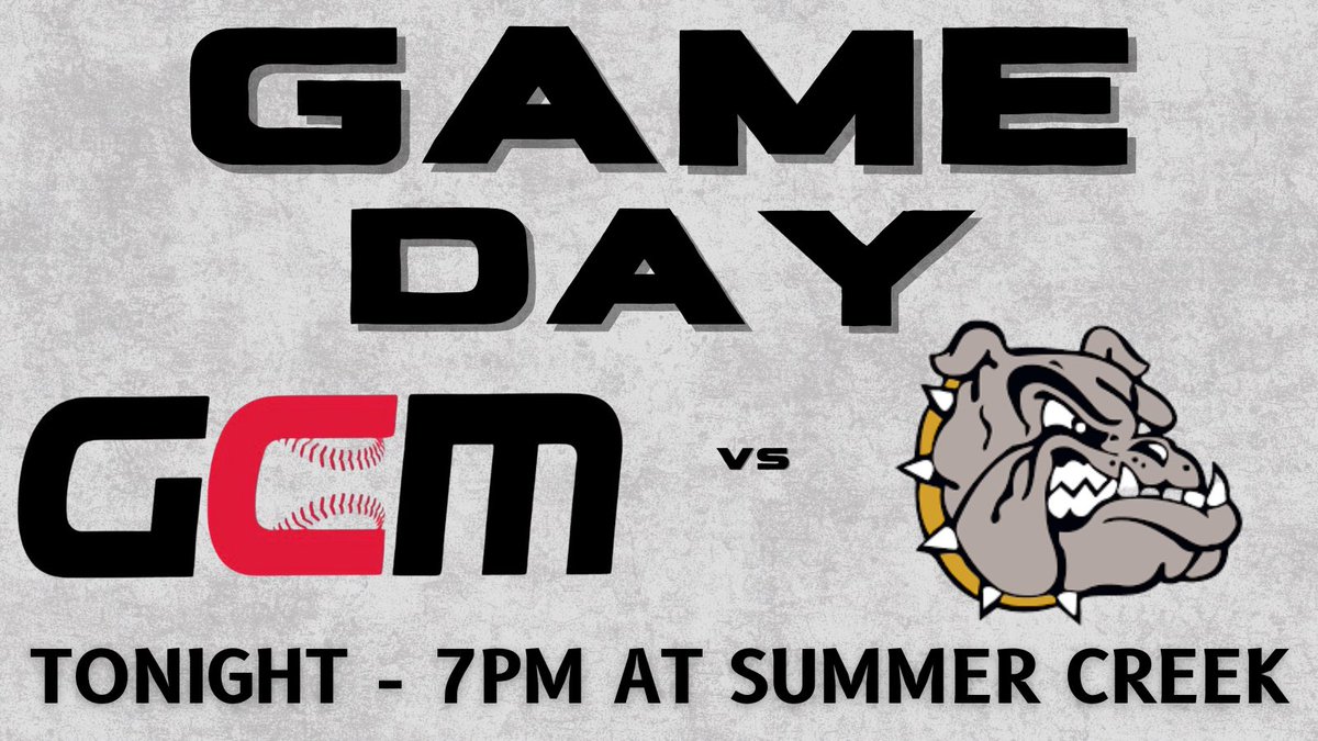 GAME DAY!!! 

📍7pm @ Summer Creek HS