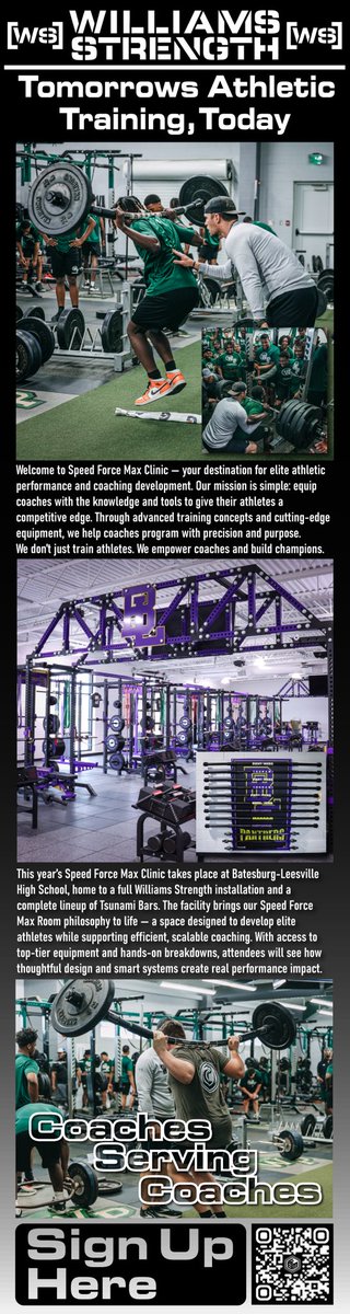 Almost Clinic time!
<a href="/SCFCA1/">SCFCA</a> 
<a href="/tsunamibars/">Tsunami Bar Sports</a> 
<a href="/SCHSSCA_sc/">SCHSSCA</a> 
<a href="/DrCOACHStrong/">Mike Armstrong</a> 
<a href="/hdabernethy/">David Abernethy 🇺🇸</a> 
<a href="/FlyCoach_68/">William Fly</a> 
<a href="/RobbieCole/">Robbie Cole, CSCS</a> 
<a href="/hdabernethy/">David Abernethy 🇺🇸</a>