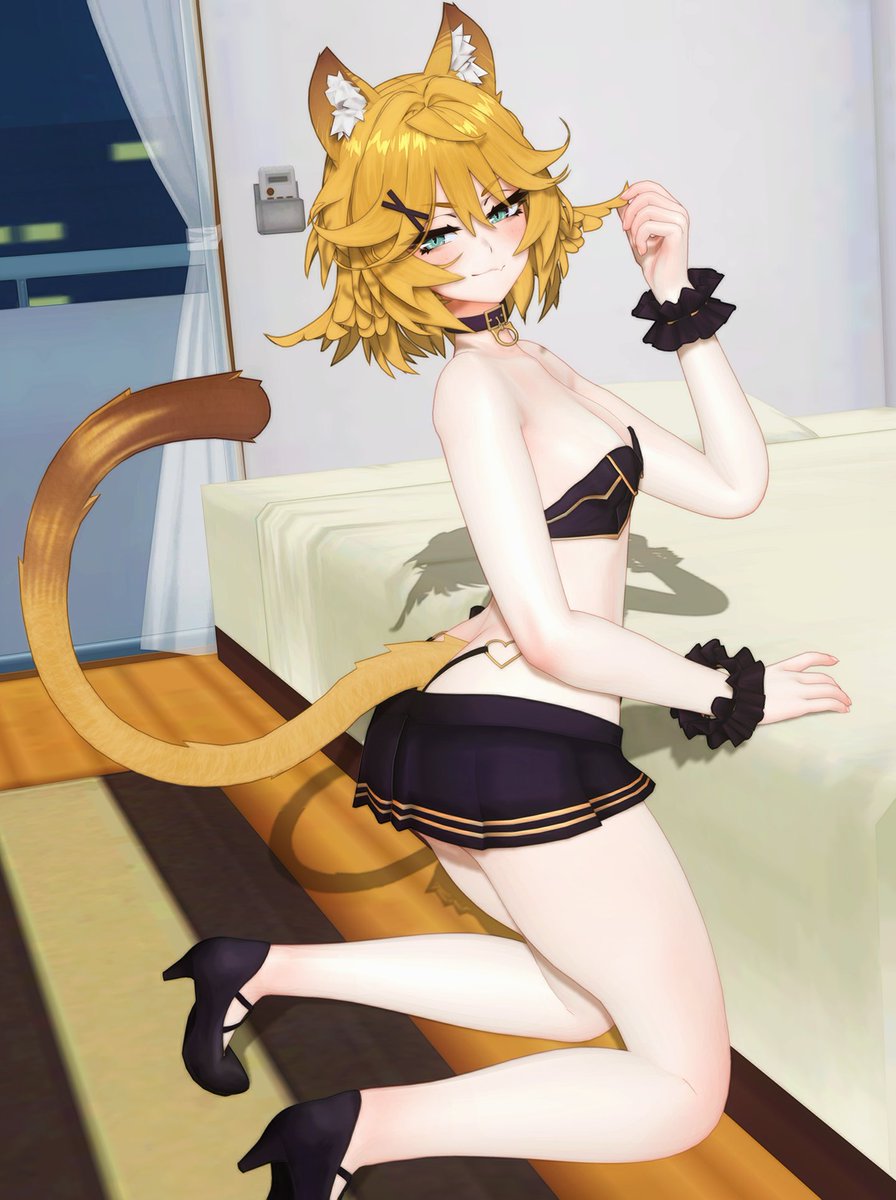 Bedside Dokitty😍💕
#Lewdtomato #COM3D2