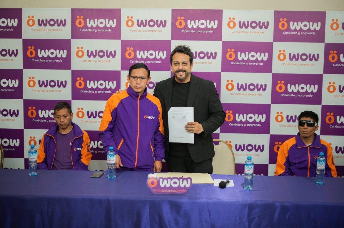 carpelag's tweet photo. Lanzamos el Team Wow en Huancayo 💜 En WOW Perú juntamos a 16 atletas locales para conformar este equipo diverso e inclusivo con los que trabajaremos en conjunto para llenar de más orgullo a todo el Perú 🇵🇪 #TeamWow #Wow https://t.co/woVQ8HBj4z