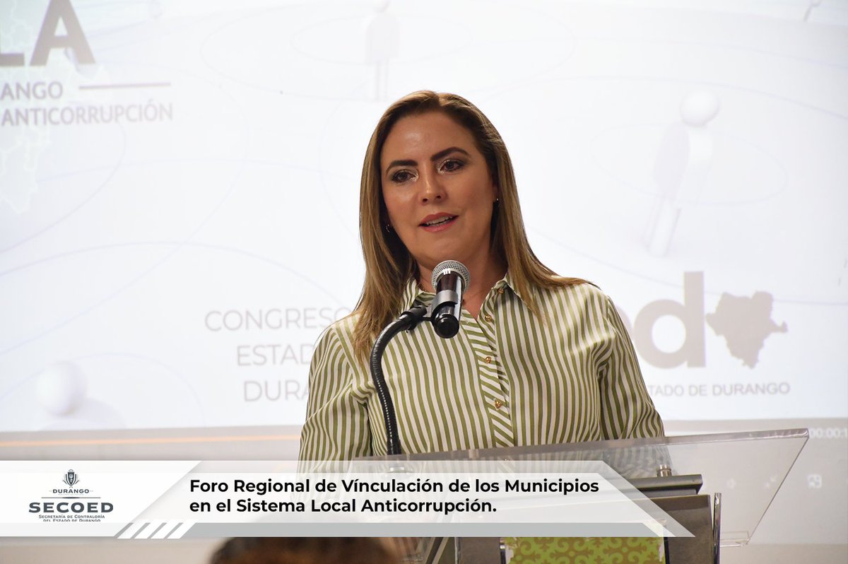 Contraloría_Dgo (@secoeddgo) on Twitter photo La secretaria de la Contraloría Tania Julieta Hernández Maldonado participó en el Foro Regional: Vinculación deL <a href="/SLADurango/">SLA Durango</a> en coordinación con el <a href="/CPCDurango/">CPC Durango</a> y la <a href="/ased_dgo/">Auditoría Superior del Estado de Durango</a>, en donde habló sobre Blindaje Electoral. La secretaria de la Contraloría Tania Julieta Hernández Maldonado participó en el Foro Regional: Vinculación deL <a href="/SLADurango/">SLA Durango</a> en coordinación con el <a href="/CPCDurango/">CPC Durango</a> y la <a href="/ased_dgo/">Auditoría Superior del Estado de Durango</a>, en donde habló sobre Blindaje Electoral.