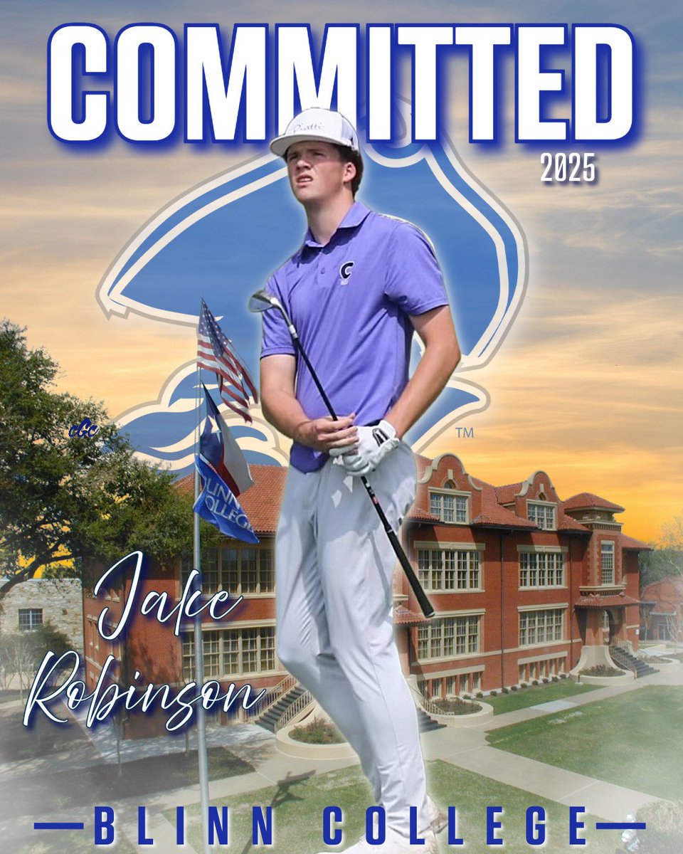 Congratulations to Jake Robinson on his commitment to play college golf 🏌🏼‍♀️ at Blinn College in Brenham, TX! 🎉

The Buccaneers are getting a very talented athlete and great teammate! Go get 'em, Jake! 💪🏼
<a href="/KCAINATHLETICS/">Klein Cain Athletics</a>
<a href="/KleinISDAth/">Klein ISD Athletics</a> 
<a href="/KleinCain/">Klein Cain HS</a> #ReignCain