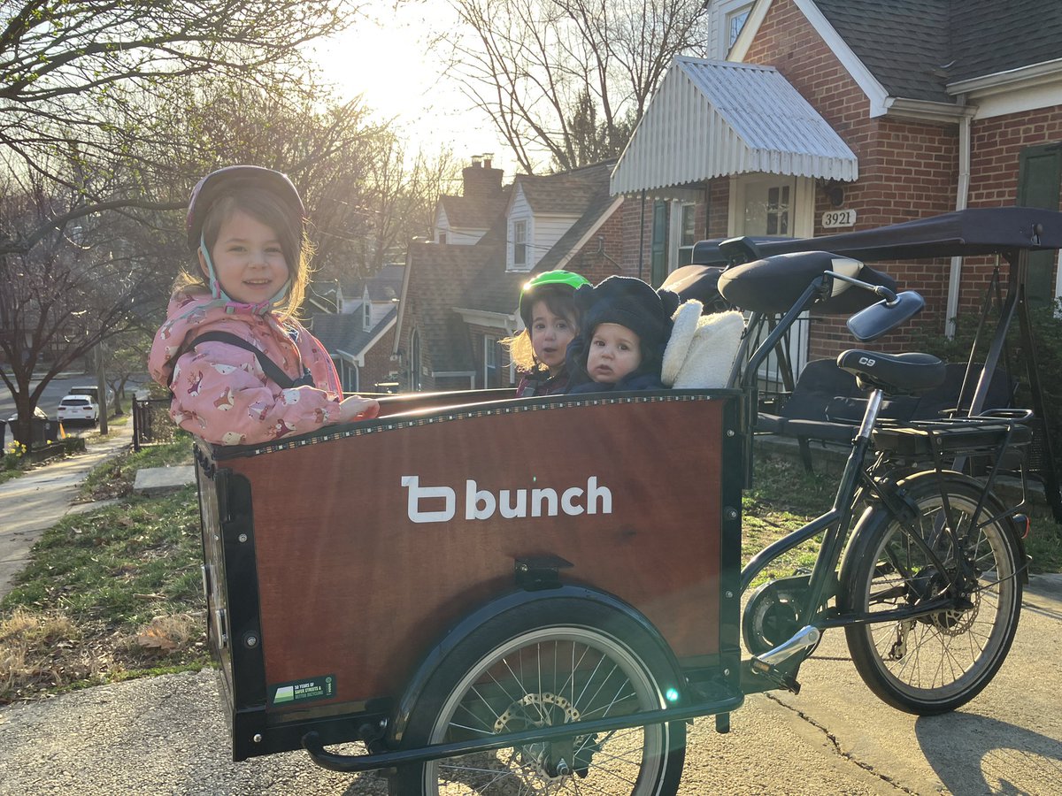 Leah Libresco Sargeant (@leahlibresco) on Twitter photo My beloved <a href="/BunchBikes/">Bunch Bikes - Family Cargo Bikes</a> was built by an American company, in a Texas factory.
But there are inputs they need to buy abroad, like their brakes. And baby seats!
The tariffs mean each bike costs $1100 more in materials.
An American brake company wonโt spin up in time to help. My beloved <a href="/BunchBikes/">Bunch Bikes - Family Cargo Bikes</a> was built by an American company, in a Texas factory.
But there are inputs they need to buy abroad, like their brakes. And baby seats!
The tariffs mean each bike costs $1100 more in materials.
An American brake company wonโt spin up in time to help.