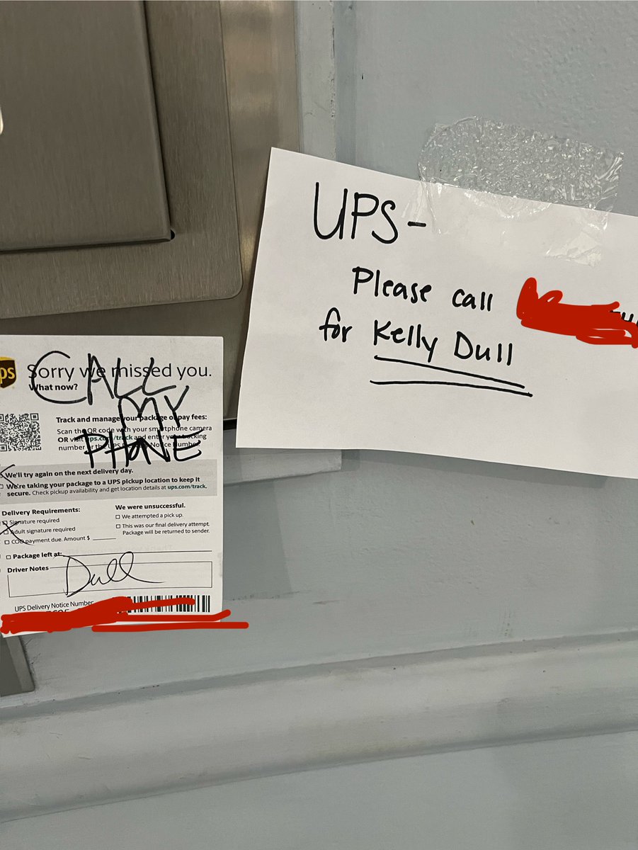 hey <a href="/UPS/">UPS</a> y'all are THE WORST. this is the THIRD TIME that your delivery driver did not even try to contact me to sign for my delivery! today i even left a huge note, and left work early to ensure i was home to sign! what in the actual fuck, i'm so pissed!