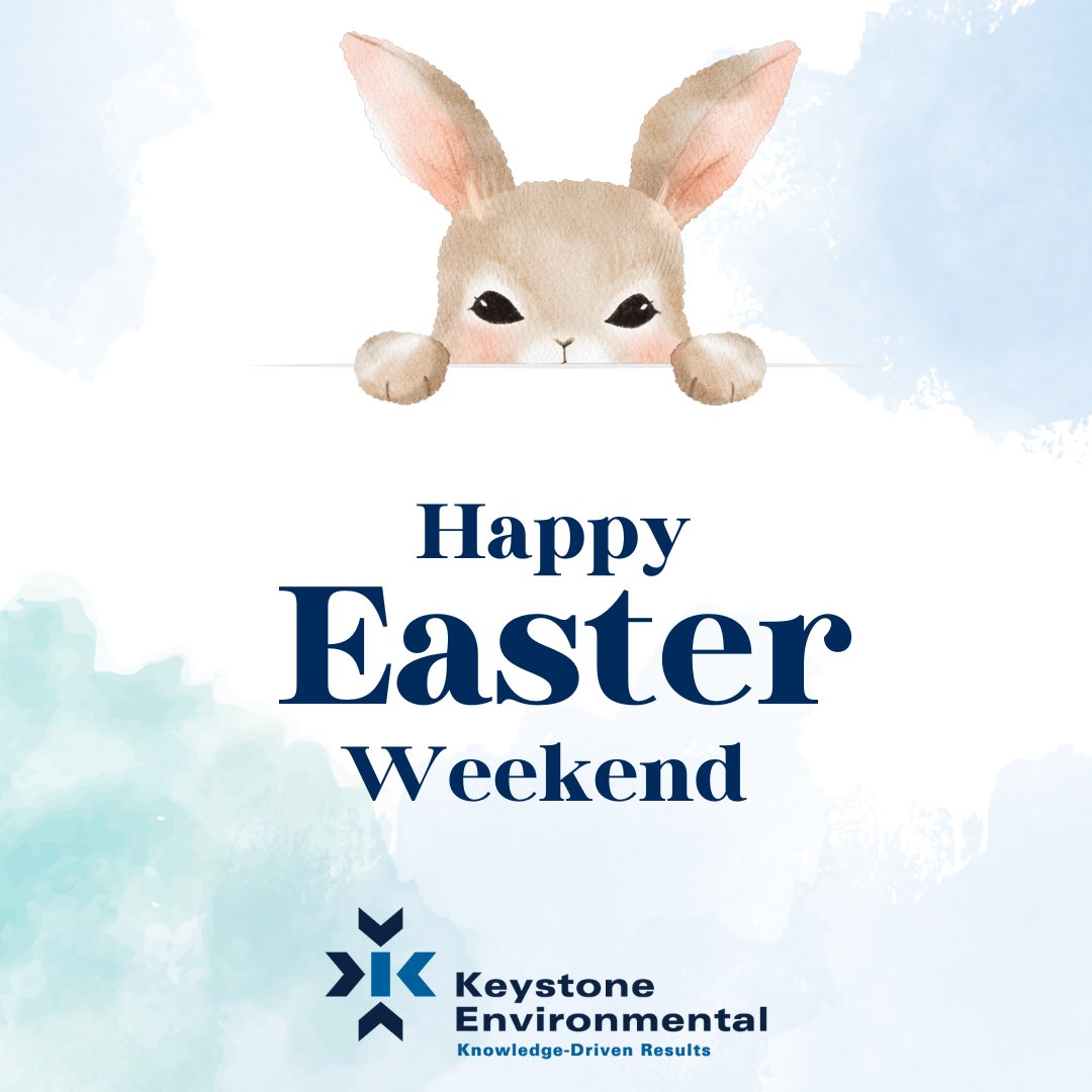 Wishing everyone a joyful #Easter! May your weekend be filled with happiness, renewal, and time with loved ones. #EasterWeekend #KeystoneEnvironmental   #EnvironmentalConsulting