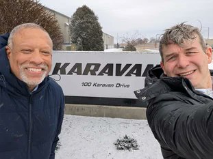 FillMershon's tweet image. Two Alpha Software representatives journeyed to a small Wisconsin town to learn more about Karavan Trailers and how Alpha Software serves their bottom line. tinyurl.com/bp7x9vfz
#AlphaSoftware #KaravanTrailers