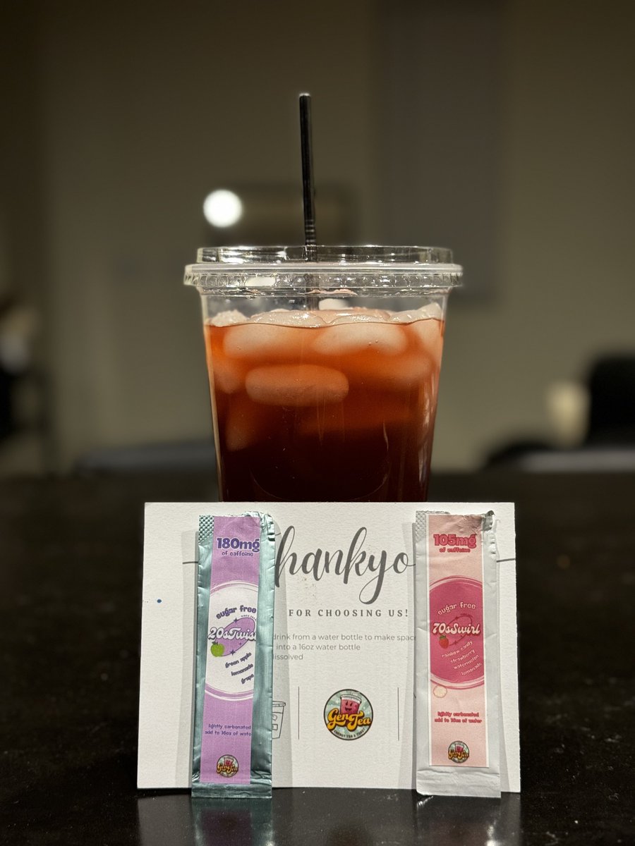 Started my day out the best way possible!!!
Easily 9.5/10 rating! This shii is amazing!!

Only thing more amazing is if I could use code “Dreamer” to get a discount… what yall think <a href="/GenTeaEnergy/">GenTea</a> 👀👀👀