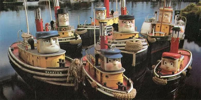 SophieTucker88's tweet photo. A Happy 36th Anniversary to the Short-Lived sister Show to Thomas the Tank Engine & Friends, This IS TUGS! #80s #ModelAnimation #Tugs #TVS #CITVGoldenYears https://t.co/Y9szxXECqw https://t.co/NUuuri6kZU https://t.co/G9tShSajbV https://t.co/sap0PFpEu7 https://t.co/1SkabxWy9n