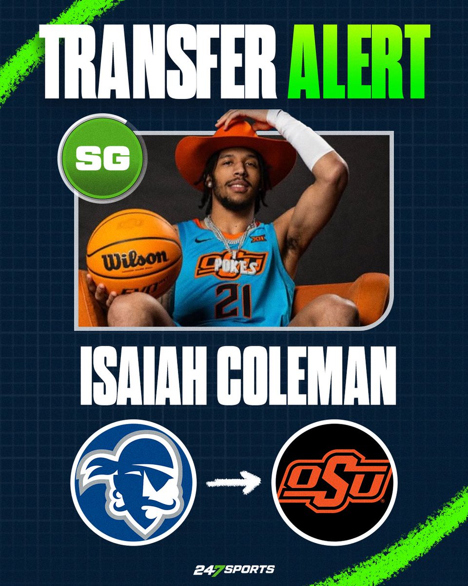 Dushawn London (@dushawnlondon1) on Twitter photo NEWS: Seton Hall transfer Isaiah Coleman is transferring to Oklahoma State <a href="/247SportsPortal/">247Sports Transfer Portal</a> is told.
Coleman averaged 15.6 points and 5.3 rebounds this season.
247sports.com/player/isaiah-โฆ NEWS: Seton Hall transfer Isaiah Coleman is transferring to Oklahoma State <a href="/247SportsPortal/">247Sports Transfer Portal</a> is told.
Coleman averaged 15.6 points and 5.3 rebounds this season.
247sports.com/player/isaiah-โฆ
