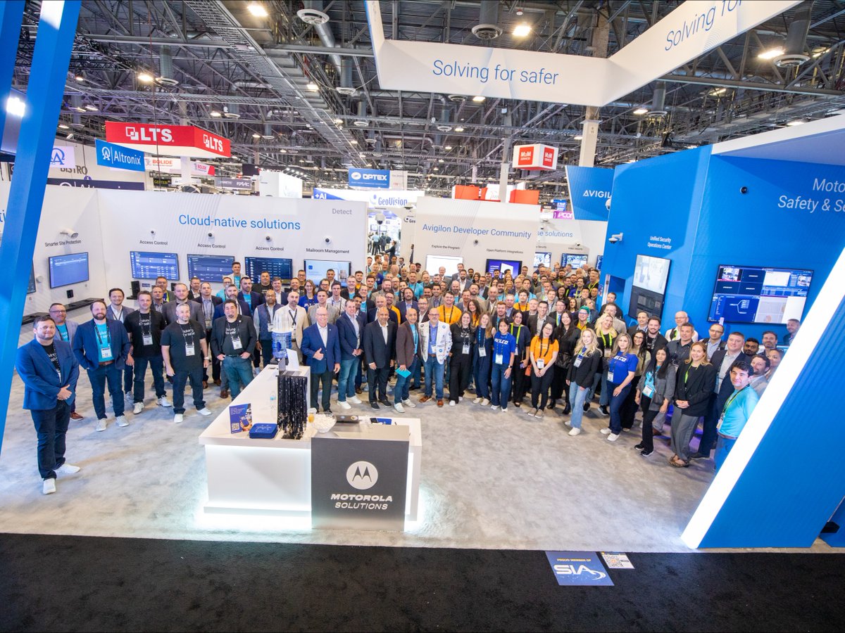 MotoSolutions's tweet image. The journey towards a safer, more secure future continues beyond #ISCWest 2025. 

Thanks to all who stopped by #MotorolaSolutions’ booth to discover how our integrated safety and #security ecosystem can help transform your operations.
