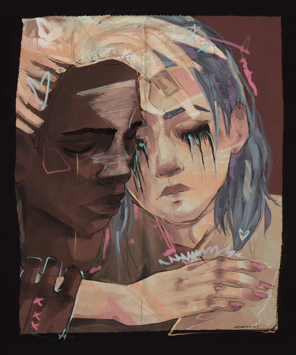vespertint's tweet image. fused.

[#arcane #arcanefanart #timebomb #jinx #ekko]