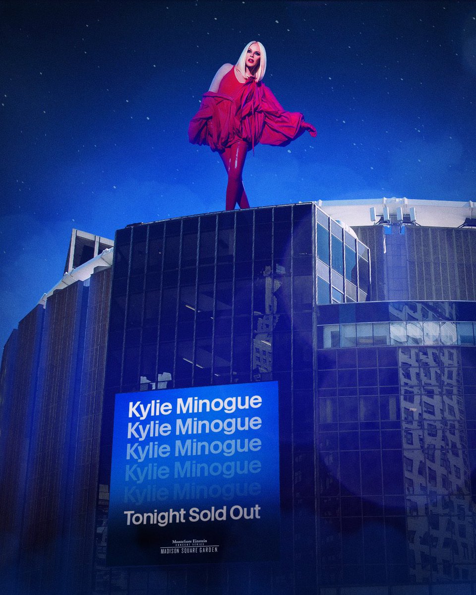 TheGarden's tweet photo. SOLD OUT NIGHT 1 TONIGHT @kylieminogue ❤️ https://t.co/cC8u7Pseuw