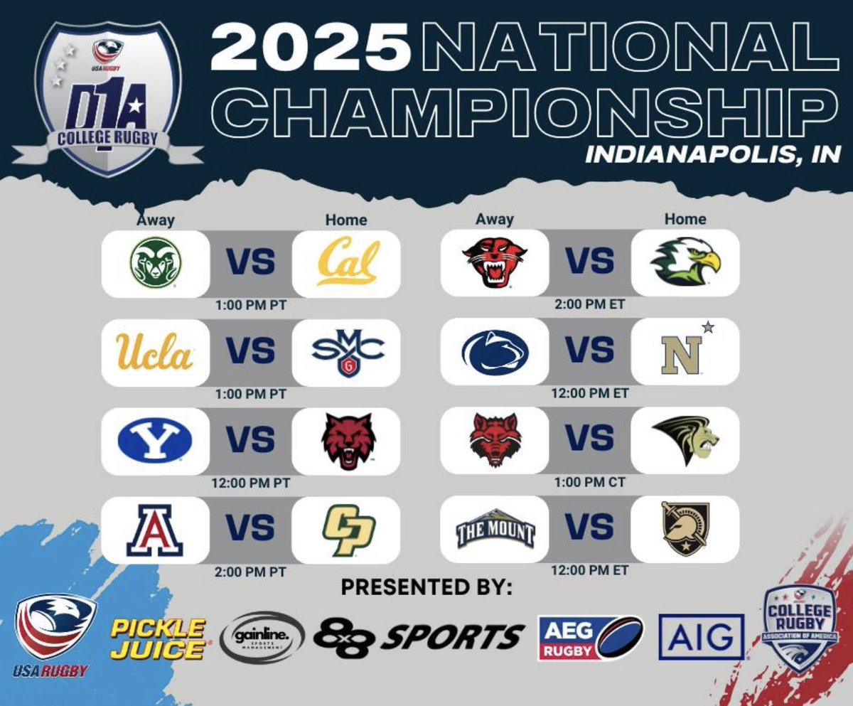 AaronNic1406's tweet photo. Playoff time! 🐎 @calpolyrugby #RideHigh 
Home vs Arizona https://t.co/yj5MWxhpKs
