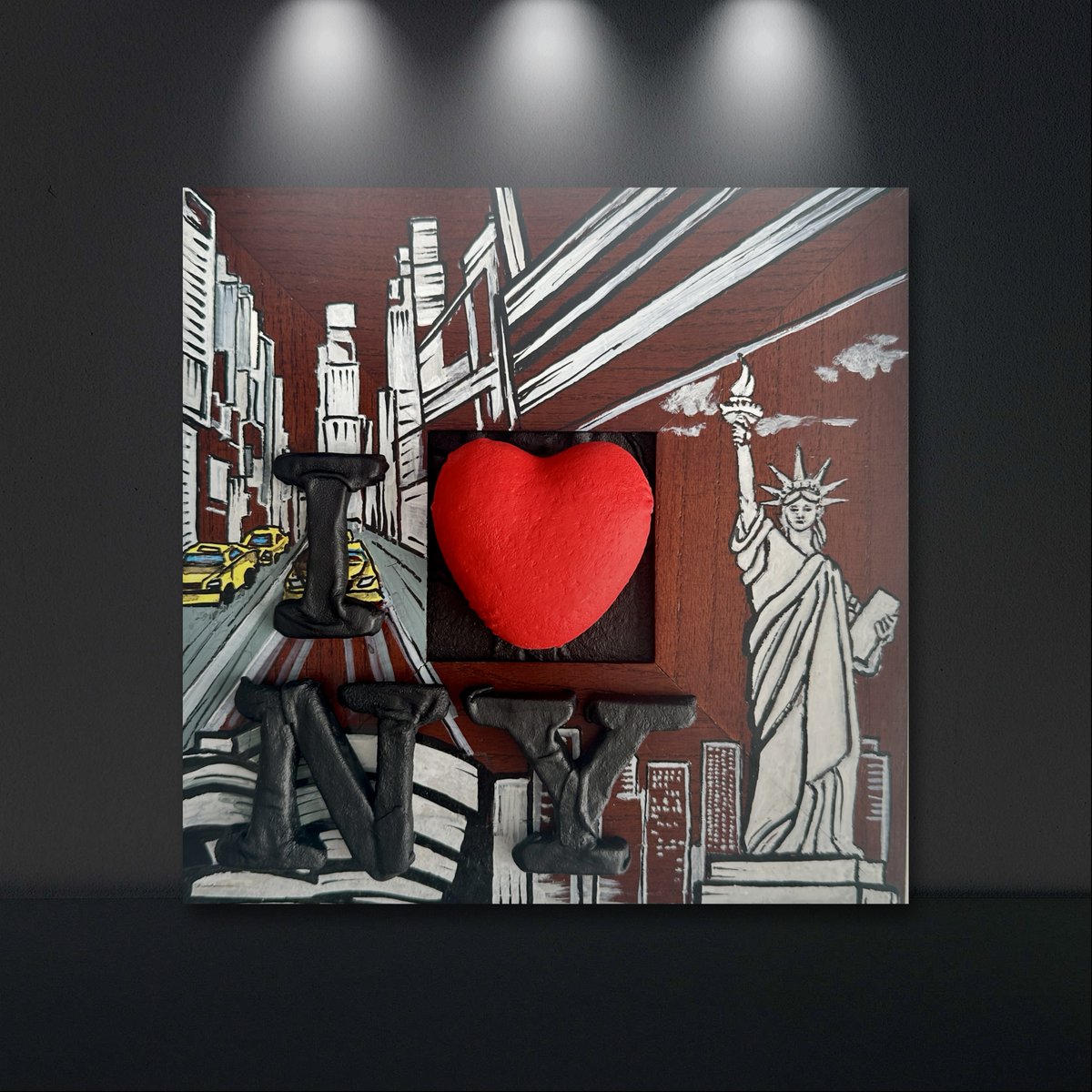 🗽 Lovers Heart – I Love NY - Leather Sculpture Art

Handcrafted leather art inspired by the iconic I ❤ NY.
NYC landmarks, street vibes &amp; a whole lotta heart.
🔥 25% OFF!
🎁 Free shipping
#NYCLove #LeatherArt #UniqueWallArt #art #giftideas  #HandmadeInNY
artcursor.com/products/%F0%9…