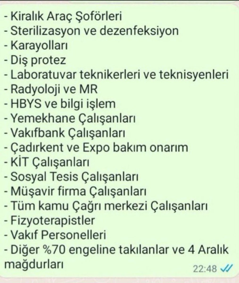 Taşerona Söz Verdiniz

696 sayılı KHK çözüm değil sorun üretti
📌Çalışanları ayrıştırdı.
📌Asıl işi yapan asıl kurum kadrosuna alınmalı idi.
📌Binlerce mağdur edilen Taşeron için kadro verilmedir artık

<a href="/RTErdogan/">Recep Tayyip Erdoğan</a> <a href="/vedatbilgn/">Vedat Bilgin</a> <a href="/dbdevletbahceli/">Devlet Bahçeli</a> <a href="/isikhanvedat/">Prof. Dr. Vedat Işıkhan</a> <a href="/Akparti/">AK Parti</a> <a href="/memetsimsek/">Mehmet Simsek</a>