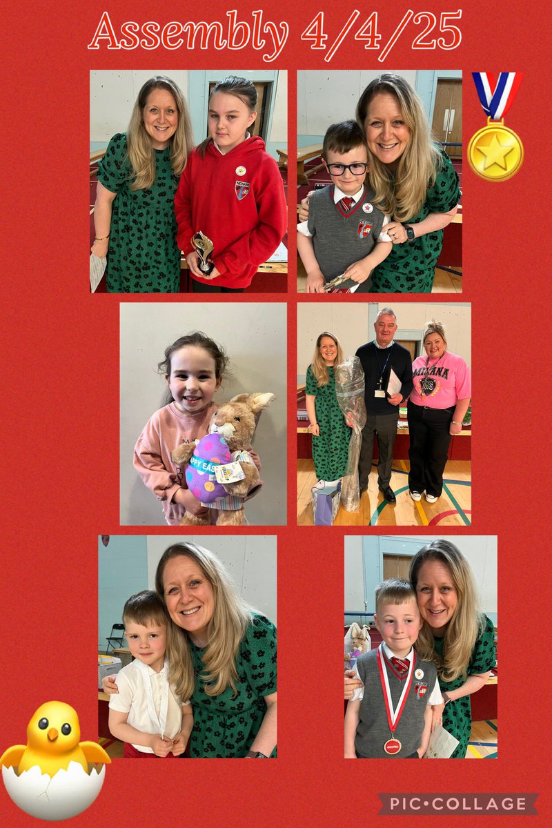 Our last assembly of the term- we said goodbye to Mr Cummings, celebrated our Star Pupils and Wider Achievers, heard the story of Easter with <a href="/williamaboyle/">William Boyle</a> and found out the winner of the Parent Action Group raffle . Happy holidays <a href="/NewarkPrimary/">Newark Primary🧡</a>