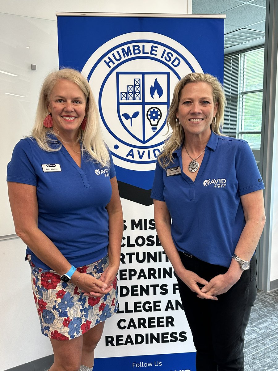 HumbleISD_AVID's tweet photo. We’re thrilled! Mrs. Hartline & Ms. Medina were invited by AVID Center to present to districts across the Houston area, showcasing how they’ve enhanced the tutorial process to drive student success. When collaboration meets purpose—impact follows! #AVIDTutorials https://t.co/pRRcWAmNjm