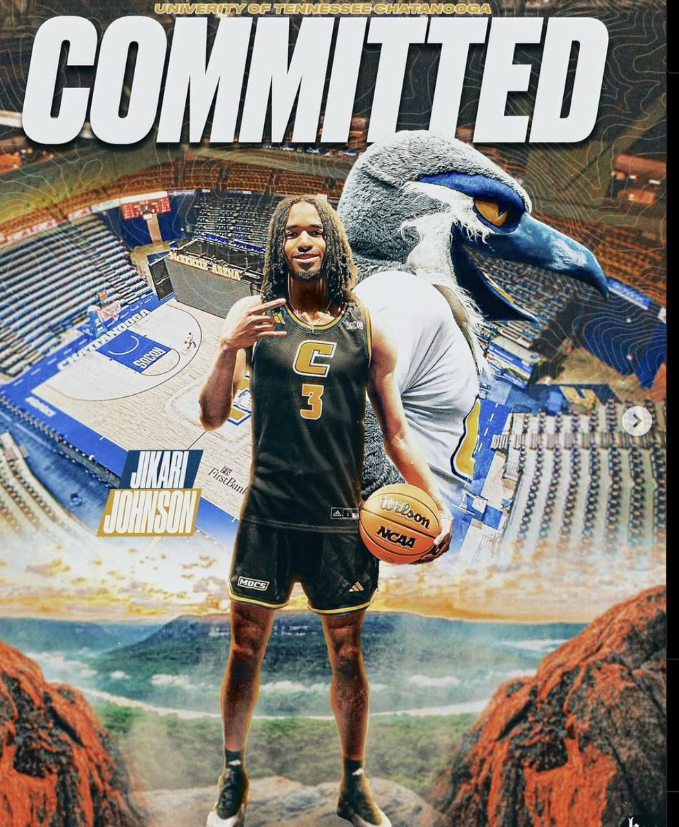 6'4 transfer Jikari Johnson from Trevecca Nazarene (D2) has committed to Chattanooga.

Averaged 20.7 points (41.0% 3PT), 4.9 rebounds &amp; 1.2 assists.

2nd Team All-GSC.