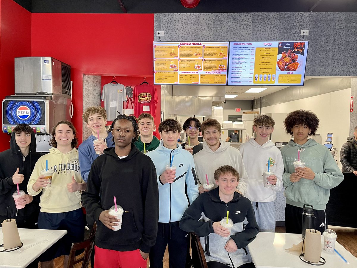 1st Annual Roosty’s Run

A success!!

On a cold, windy, rainy day we had 11 Minooka Track &amp; Field kids successfully hit the mark and earned a Roosty’s milkshake!