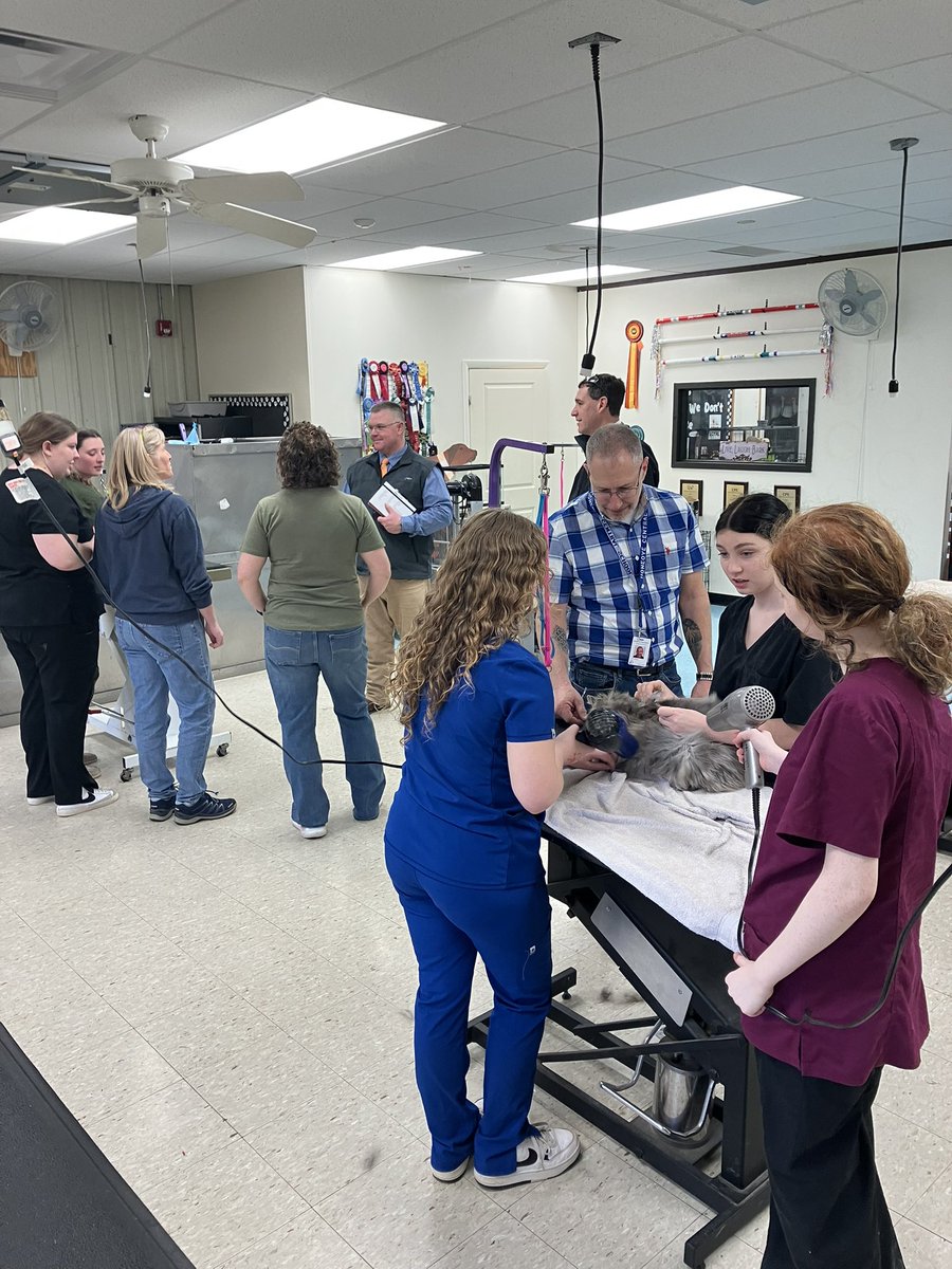 FLTCC students supported in tours for our component district Superintendents and Board of Education members. We love sharing our programs!