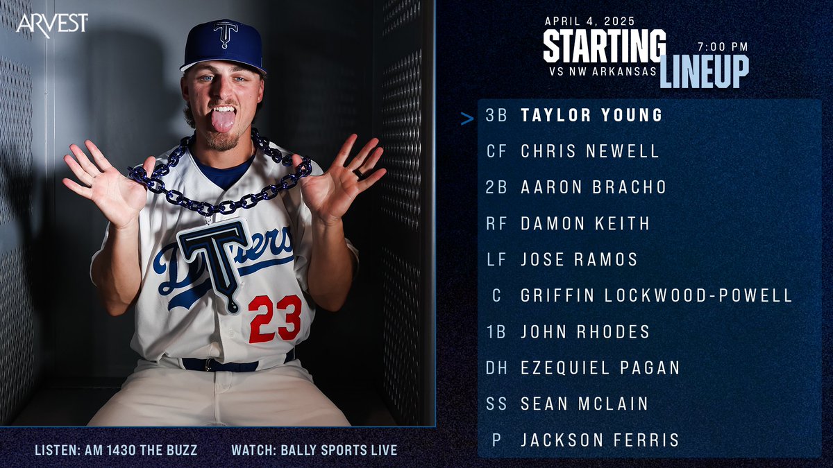 Your #OpeningNight Lineup🫡

🎟️: bit.ly/Drillers040425
📻: atmilb.com/4k1NKMB
🖥️: Bally live
🗒️:atmilb.com/3M48RvU