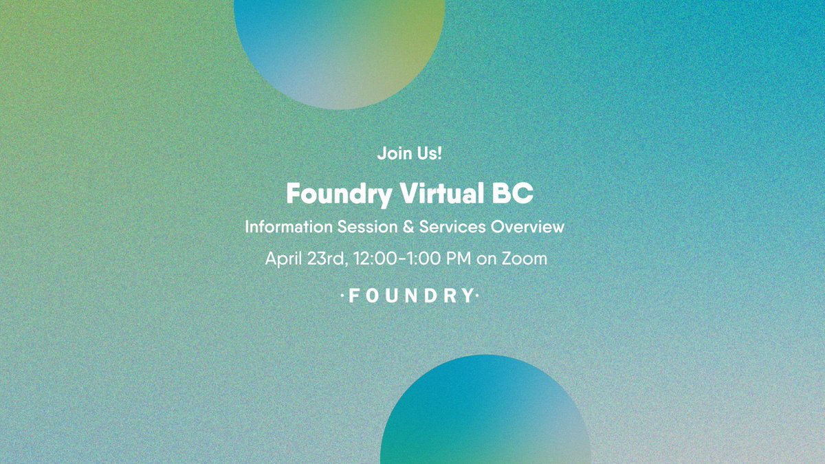 Join us April 23rd from 12-1pm to learn how youth aged 12-24 and their caregivers can access free mental health &amp; wellness services anywhere across BC. Open to school professionals, health care/service providers, and caregivers. Register here! foundrybc.ca1.qualtrics.com/jfe/form/SV_8I…