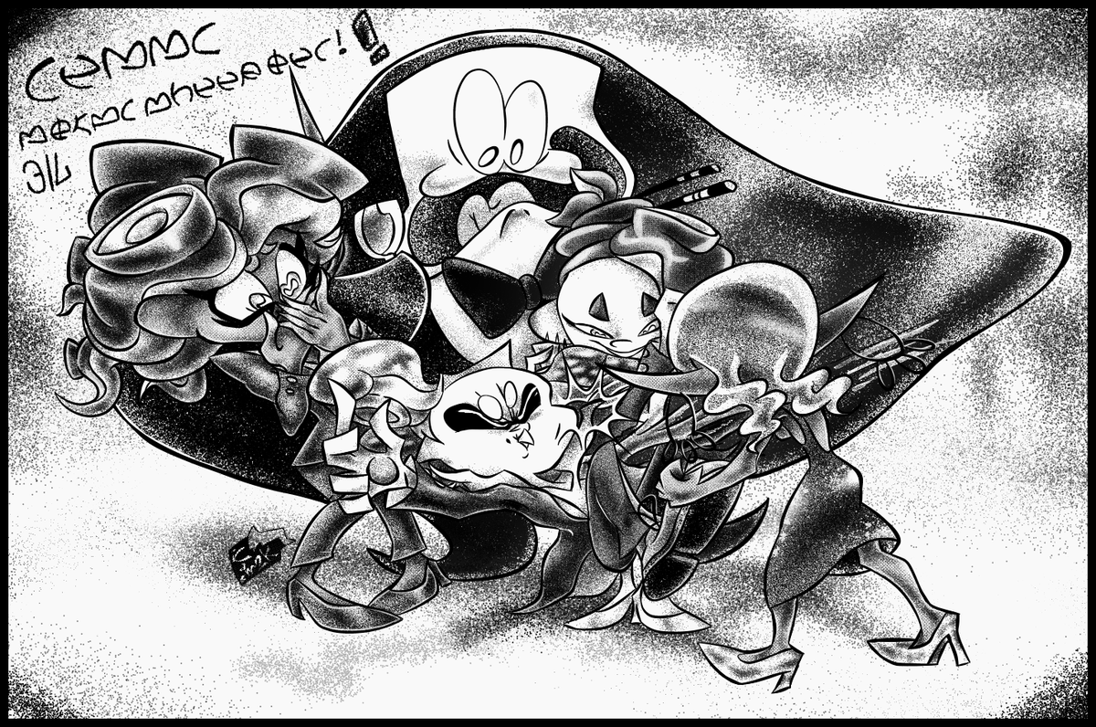 Cam2kI's tweet photo. In light of recent turn of events, Pearl got punched by Frye in a celebrity ball. Reasons of such incident have yet to be  disclosed. #splatoon #splatoon3 #4ry3 #fryeday #frye #shiver #bigman #fanart #videogame #offthehook #pearlsplatoon #marinasplatoon #nintendo https://t.co/BXiTBWnHFh