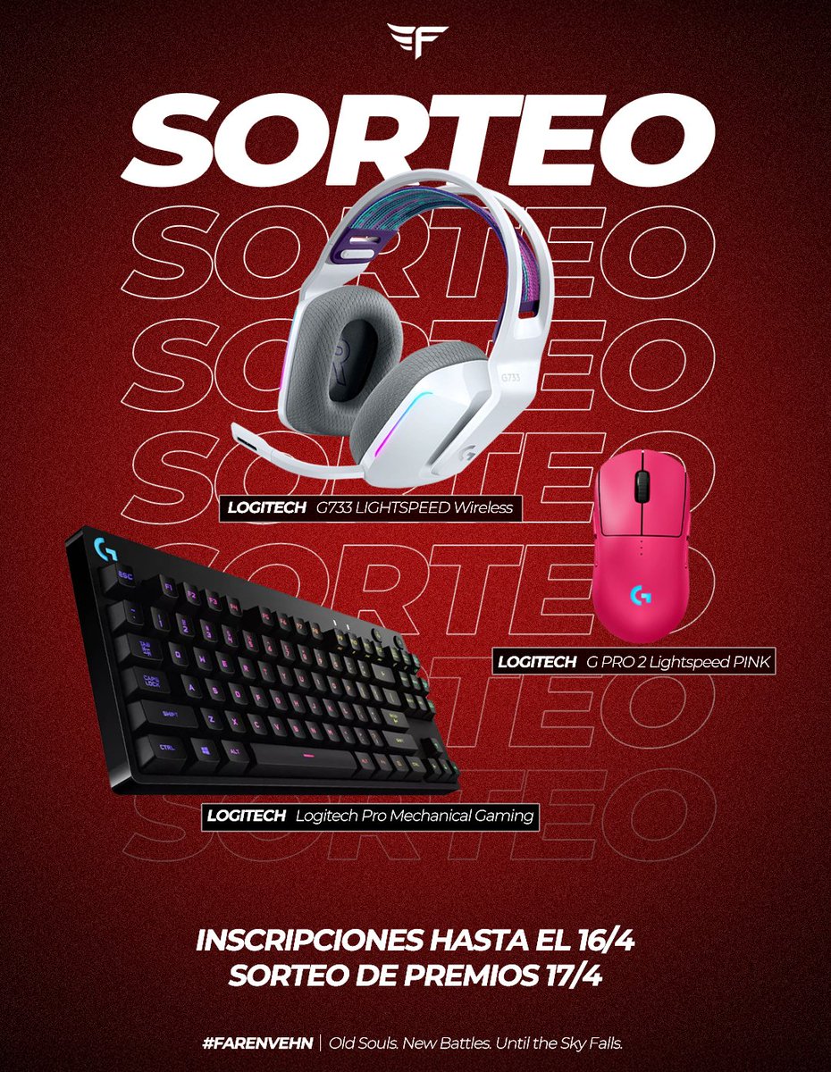 🎁 ¡TENEMOS SORTEO! 🎁

Requisitos para participar: 
- Seguir a <a href="/FarenvehnGE/">Farenvehn GE</a> en X 🐤
- Seguir a <a href="/Farenvehn/">Farenvehn</a> en IG 😉
- Like y arrobar 2 amigos 🤝
- RT al post ♻️

SOLO LATAM 🌎

#HastaQueCaigaElCielo🪽