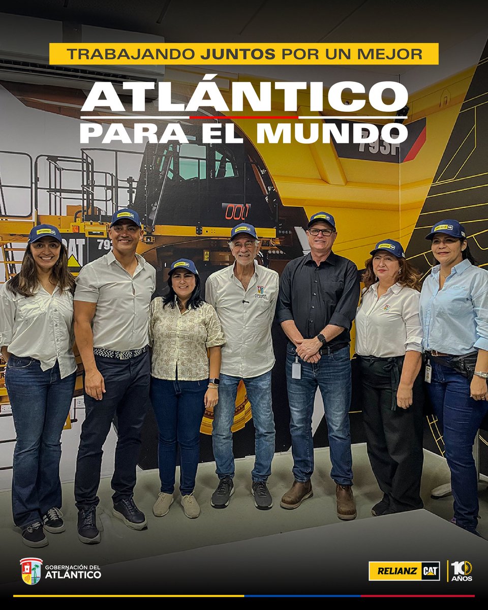 RELIANZCAT's tweet photo. Recibimos con mucha alegría la visita del gobernador del Atlántico, el señor @veranodelarosa , en nuestra sede de Galapa. Durante el recorrido reafirmamos el compromiso conjunto por un Atlántico más competitivo, sostenible y conectado con los desafíos globales. https://t.co/DgCcsXKaF3