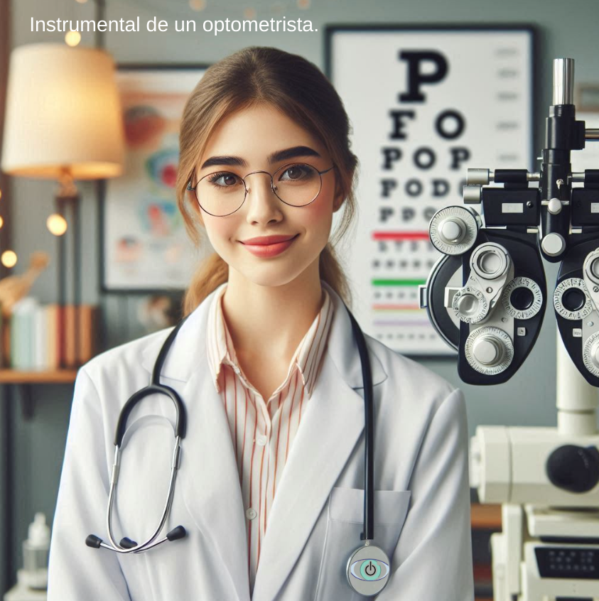El instrumental básico de un #optometrista es esencial para realizar exámenes visuales completos y precisos. Aquí tienes una descripción de los instrumentos clave:

* Instrumentos para la evaluación de la #agudezaVisual y la #refracción:

- #TablaDeSnellen:
Se utiliza para medir