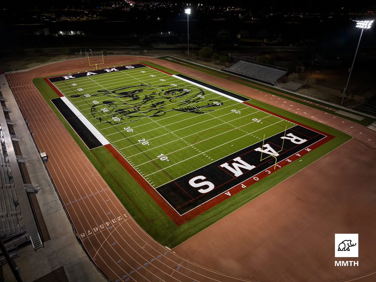 New turf for the 2025-2026 season! Can’t wait for Friday night lights!
#MHSRamNation #MaricopaFootball