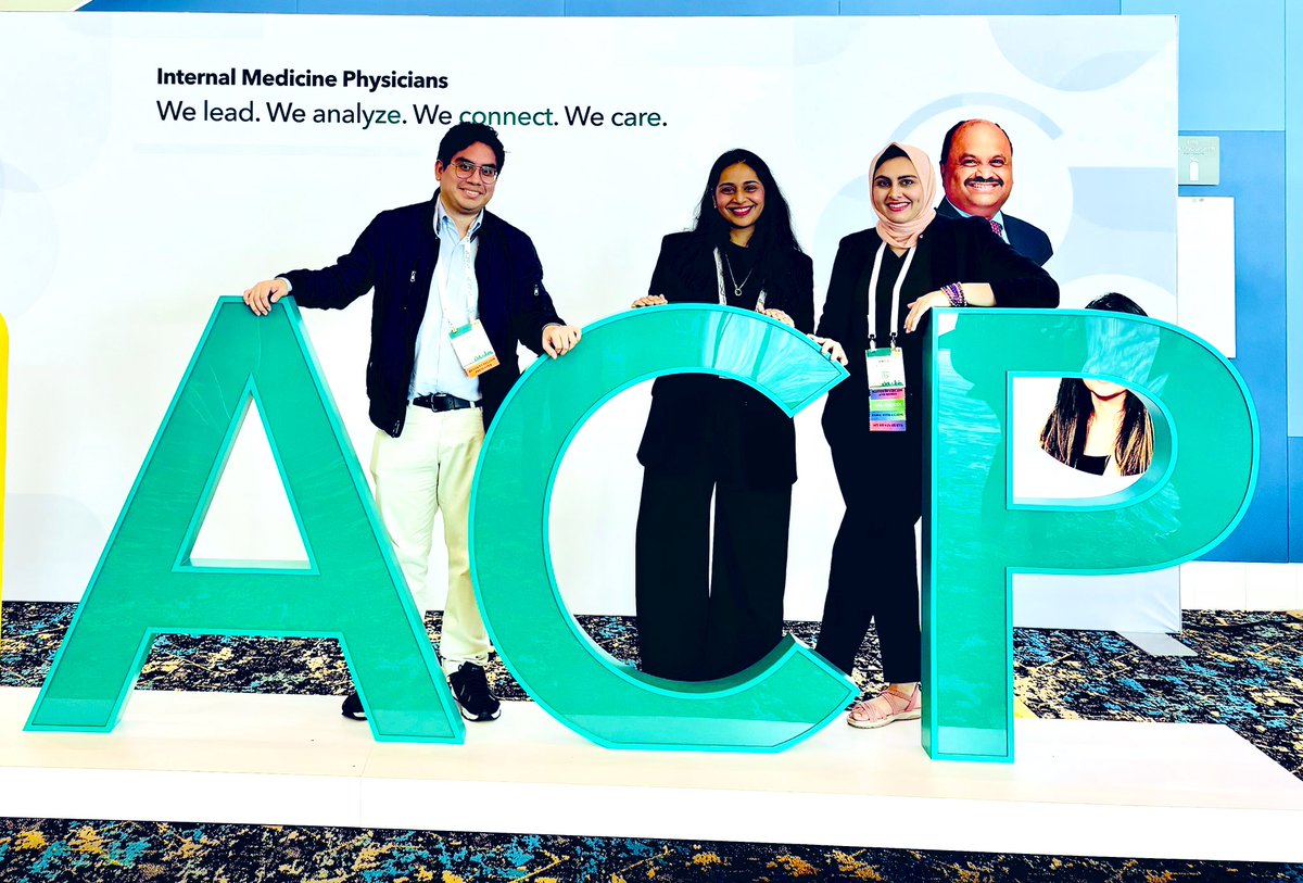 Prutha Pathak, MBBS, MPH (@pruthap287) on Twitter photo PGY3, PGY2 & future PGY1 IM residents <a href="/namccares/">NAMC - ECM Hospital</a> all smiles at ACP 2025 meeting. Such a wonderful time learning about recent advances in IM, meeting friends (old and new) and exploring Nola !!
<a href="/ACPIMPhysicians/">ACP</a> <a href="/namccares/">NAMC - ECM Hospital</a>
<a href="/AmnaGulMD/">Amna Gul</a> <a href="/RFerrandizE/">Renato Ferrándiz</a> PGY3, PGY2 & future PGY1 IM residents <a href="/namccares/">NAMC - ECM Hospital</a> all smiles at ACP 2025 meeting. Such a wonderful time learning about recent advances in IM, meeting friends (old and new) and exploring Nola !!
<a href="/ACPIMPhysicians/">ACP</a> <a href="/namccares/">NAMC - ECM Hospital</a>
<a href="/AmnaGulMD/">Amna Gul</a> <a href="/RFerrandizE/">Renato Ferrándiz</a>