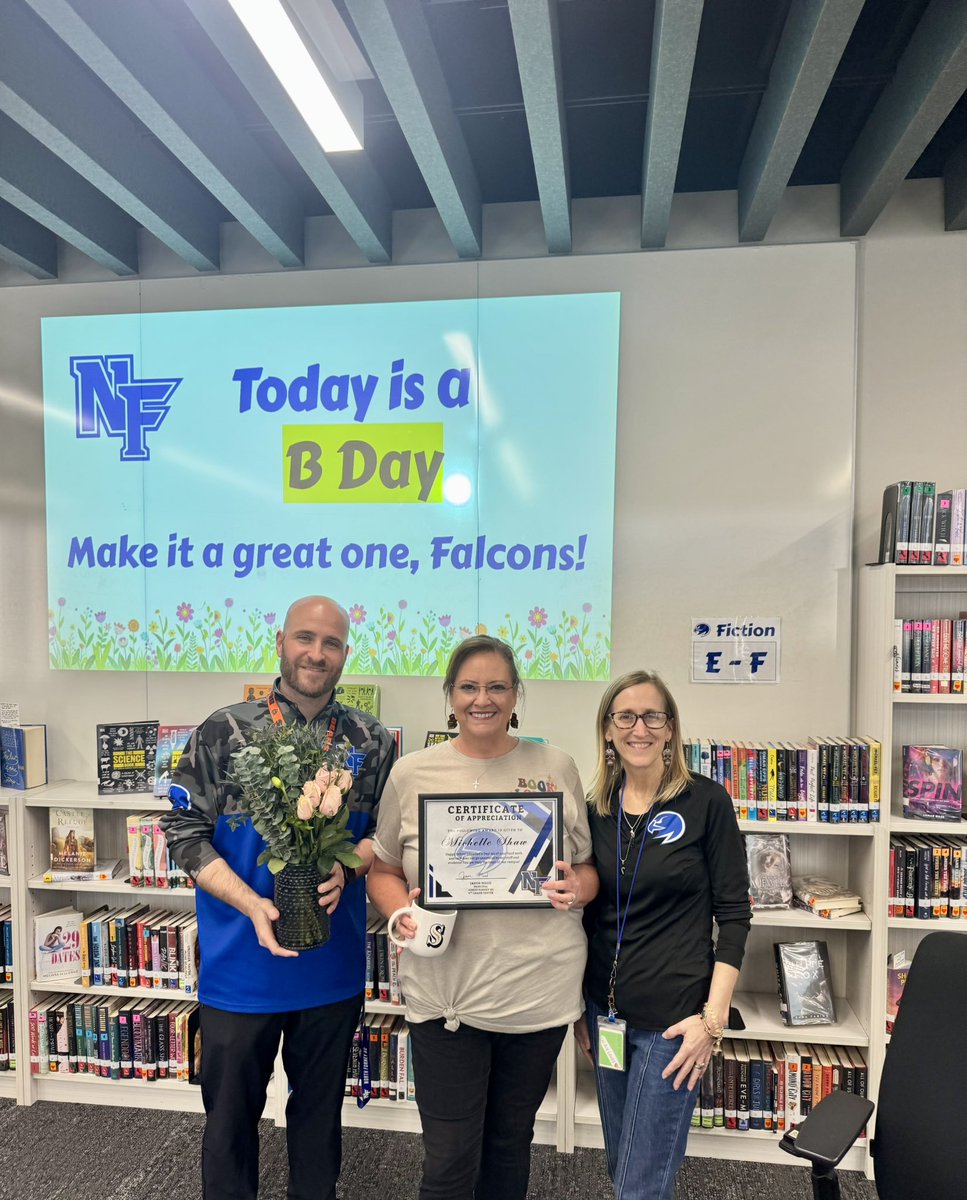 North Forney HS (@nfhs_truenorth) on Twitter photo Happy National Librarian Day to our amazing 9th-grade librarian! Your dedication, warmth, and constant support make a world of difference for our students and staff. Thank you for all that you do! #NorthSidePride #trueNorth #empower #FalconPride <a href="/MrJMMood/">Jason Mood</a> Happy National Librarian Day to our amazing 9th-grade librarian! Your dedication, warmth, and constant support make a world of difference for our students and staff. Thank you for all that you do! #NorthSidePride #trueNorth #empower #FalconPride <a href="/MrJMMood/">Jason Mood</a>