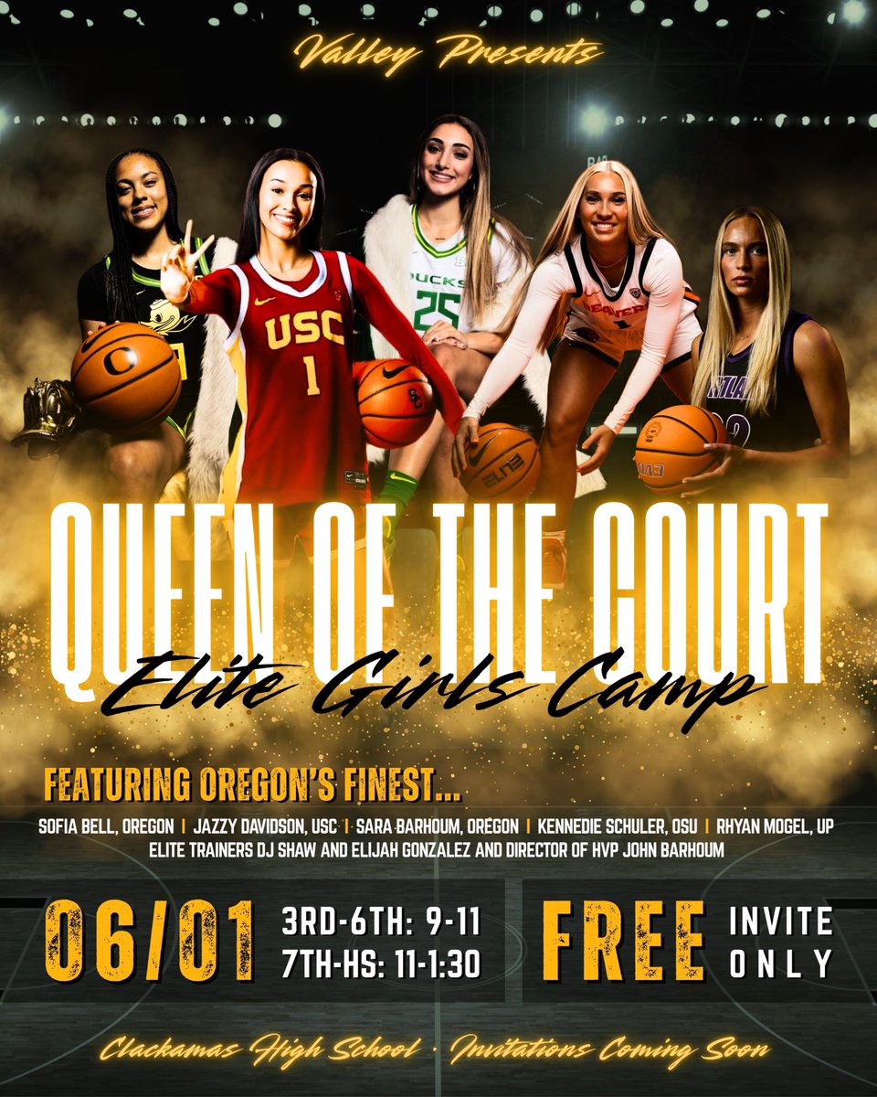 Excited to hang with the next generation of Oregon hoopers 🤍