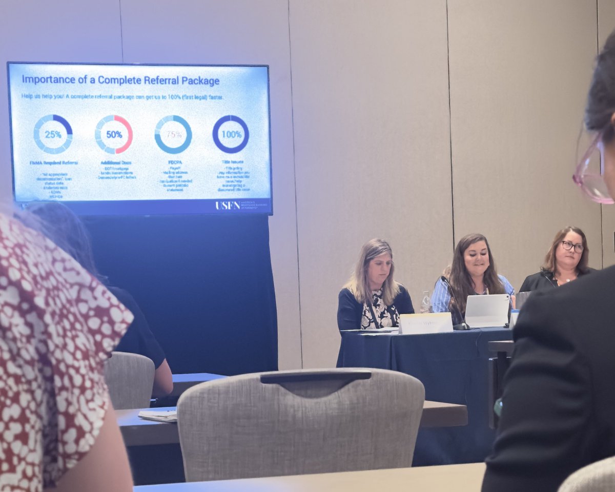 wilsonlawpride's tweet image. Jillian and Erica enjoyed their time at USFNdustry Forum where they had the opportunity to exchange ideas on issues facing the mortgage servicing industry, learn from various educational sessions, and take part in many wonderful networking opportunities. #USFN #USFNForum25