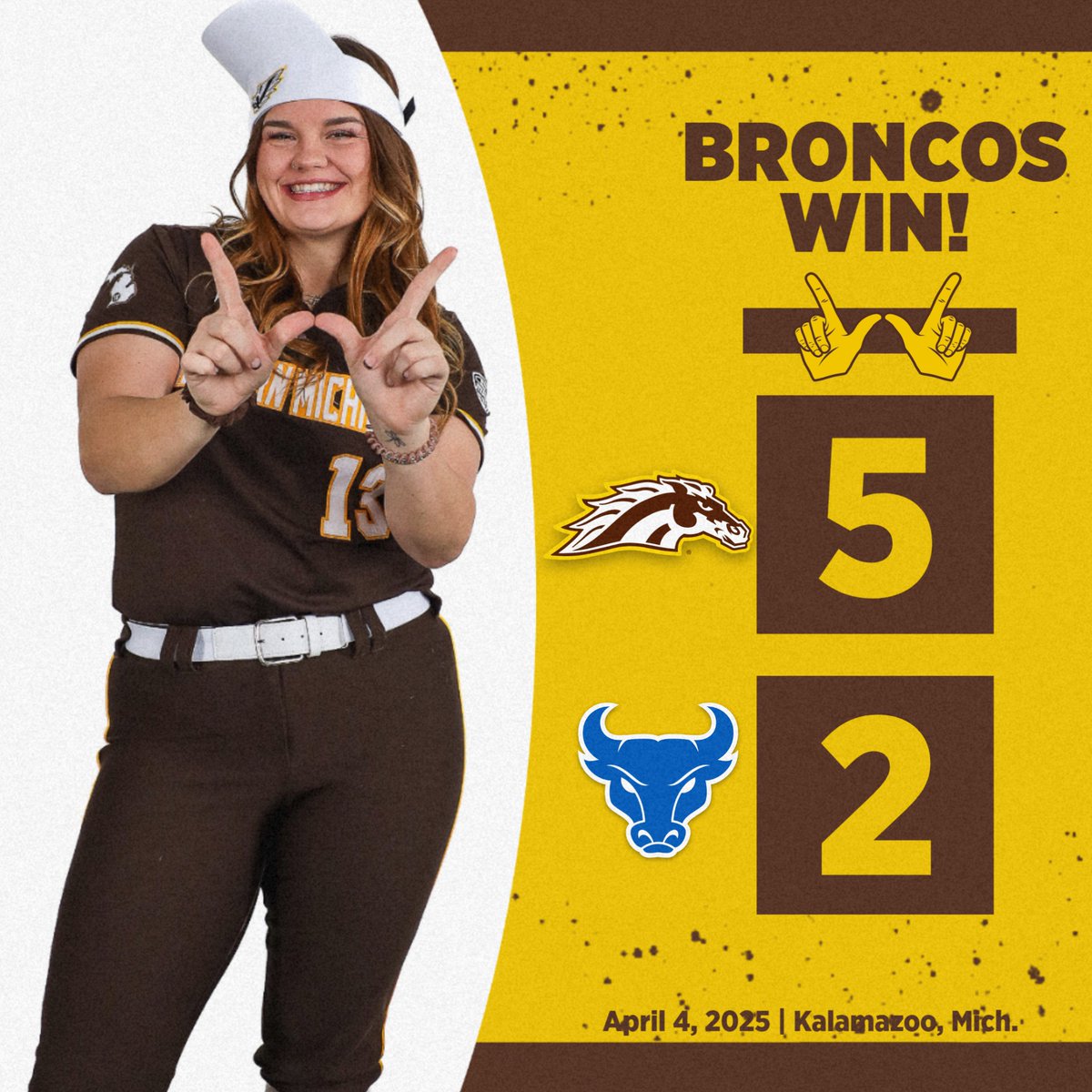 DUBS UP!

Broncos take game two of the doubleheader, 5-2!
