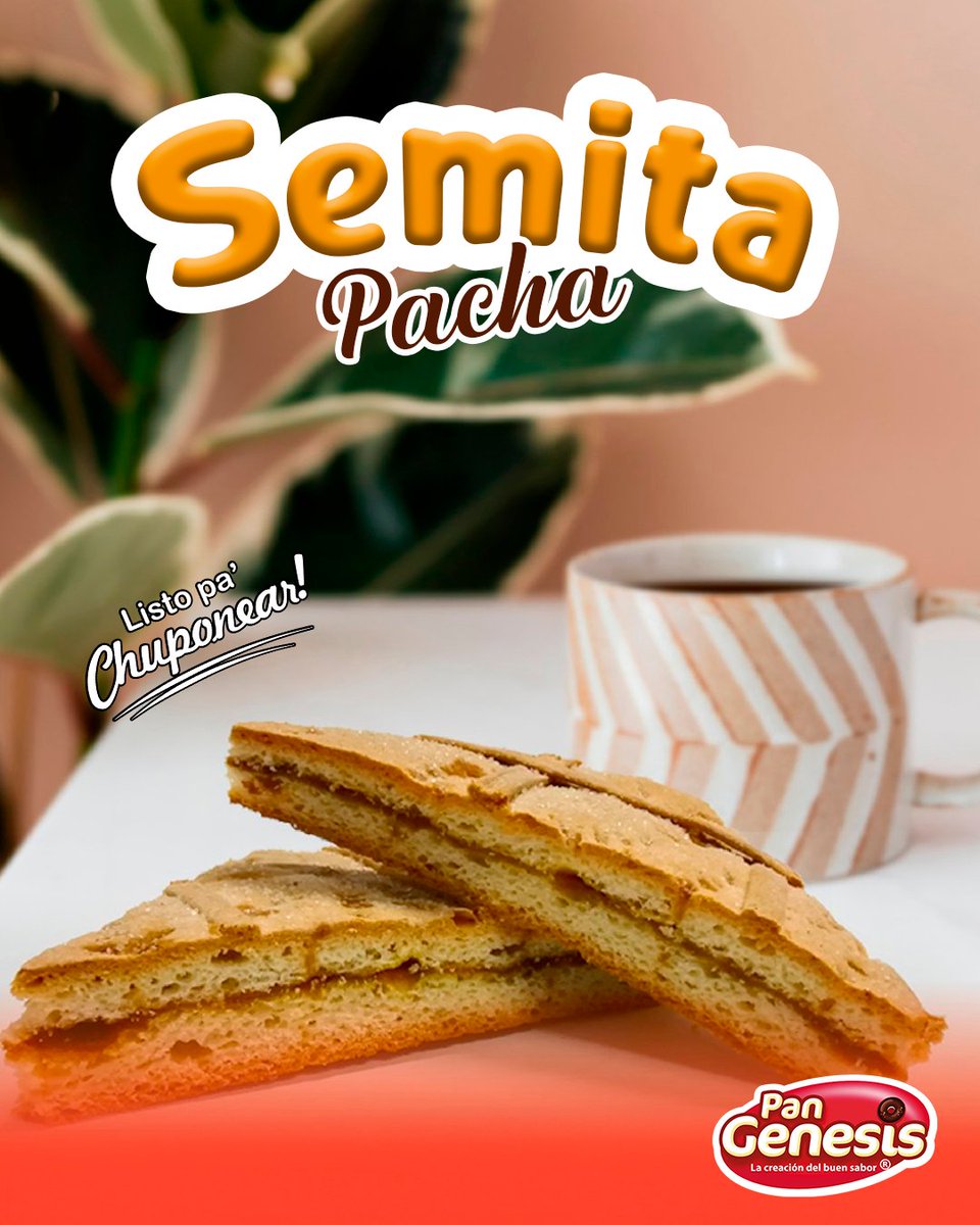 pangenesissv's tweet photo. ¡Feliz viernes, @seguidores! 🎉☕ Nada mejor para cerrar la semana que una Semita Pacha lista pa chuponear. 🤤🍞 Acompáñala con tu cafecito y disfruta cada bocado. ¿Quién más se apunta? 👀🔥
#pangenesis #semita #FelizViernes #SaborIrresistible #dulcetradición #listopachuponear https://t.co/d1f1K2xbNv