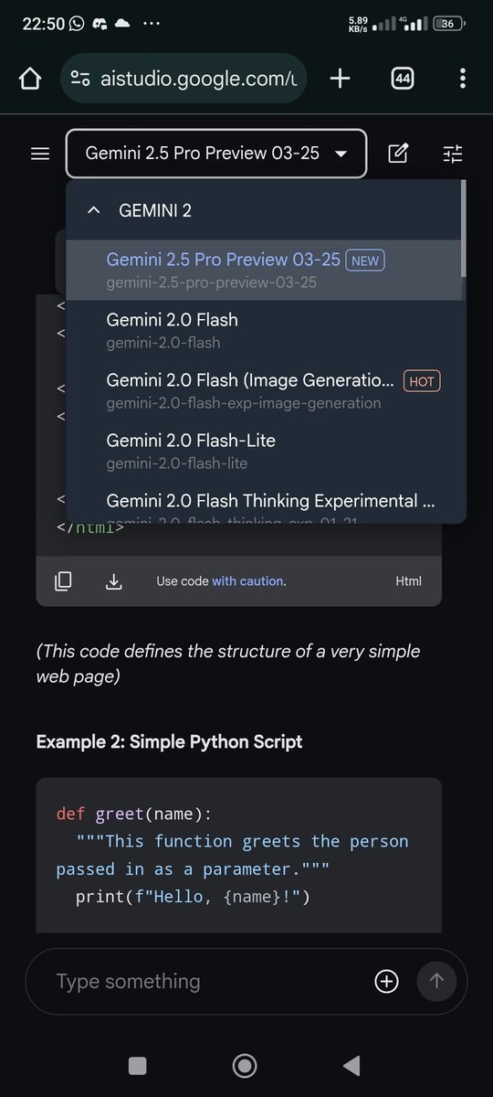 Mathsolay's tweet image. Exploring Google’s powerful Gemini AI! First, we dive into its core features through direct interaction, then move on to hands-on experimentation in Google AI Studio. Learning + building with next-gen AI tools! #AI #Gemini #GoogleAI #TechEducation