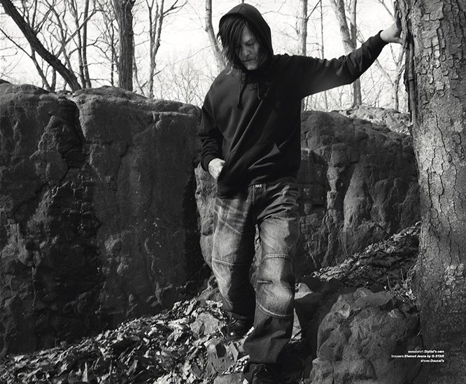 reedusnetwork's tweet photo. New photos of Norman Reedus photographed for Zoo magazine (#86). Hopefully better quality will come out soon. 
Photographer: Alex Cayley (1/4)
#normanreedus https://t.co/DWzAZeSYZp