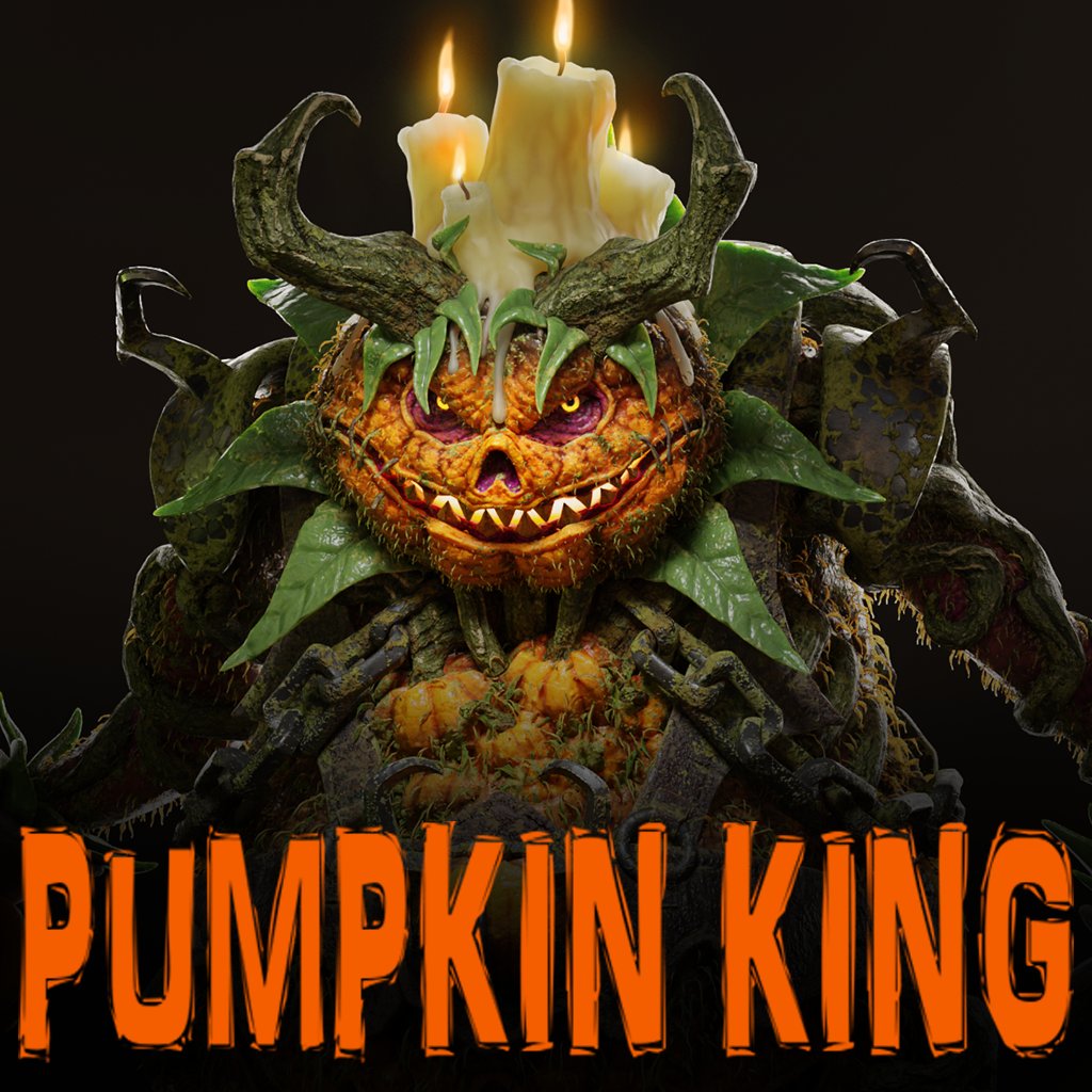 My Pumpkin King project, nice to finally have this one out. @artstationhq artstation.com/artwork/4Nakal
