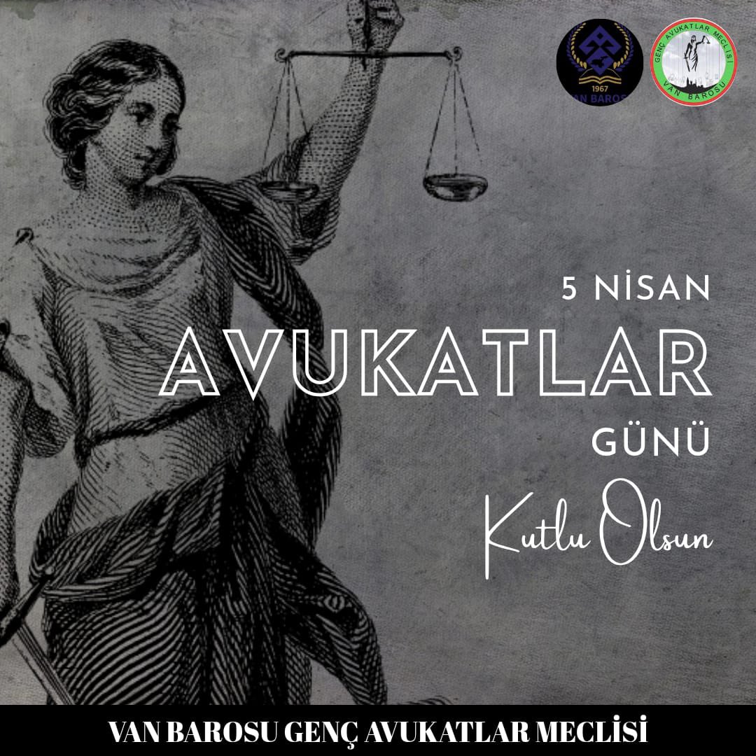 van__gam's tweet photo. Savunma Hakkının Teminatı Olan Saygıdeğer Meslektaşlarımızın ; Avukatlar Günü Kutlu Olsun…

#5Nisan #AvukatlarGünü https://t.co/zw4rjDpwtZ