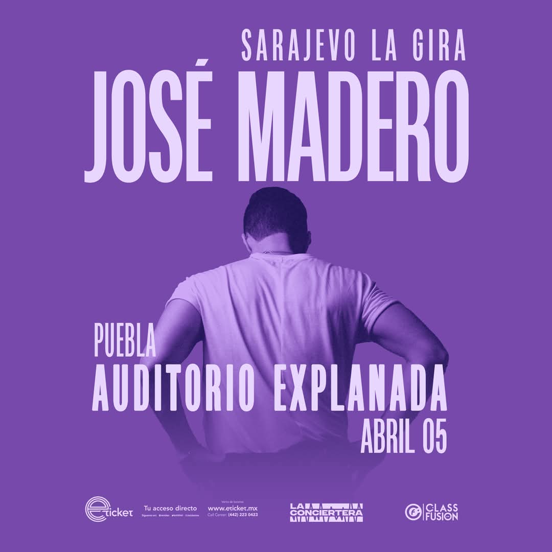 larevista_unica's tweet photo. #Puebla 💥 MAÑANA ES EL DÍA 💥
La gira #Sarajevo de @jose_madero llega este 5 de abril al 📍Auditorio Explanada.
Sé parte de la experiencia #Sarajevo completamente en vivo.
💥 ¡Quedan pocos boletos! 💥
🎟️Boletos a la venta en Eticket: https://t.co/tdS2sBKThT
#ClassMusic
#LaConciertera
#BachaPromotora