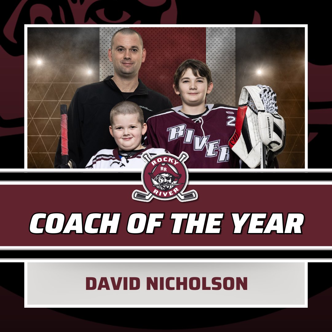 We are thrilled to announce David Nicholson, head coach of Peewee 2 and Mite Blue 4, has been named the 2024-2025 RRYH Coach of the Year.

Learn more: rryh.org/news/david-nic…