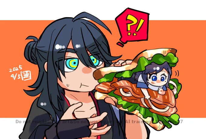 【ちっちゃな孫安】サンドイッチ食べたい 