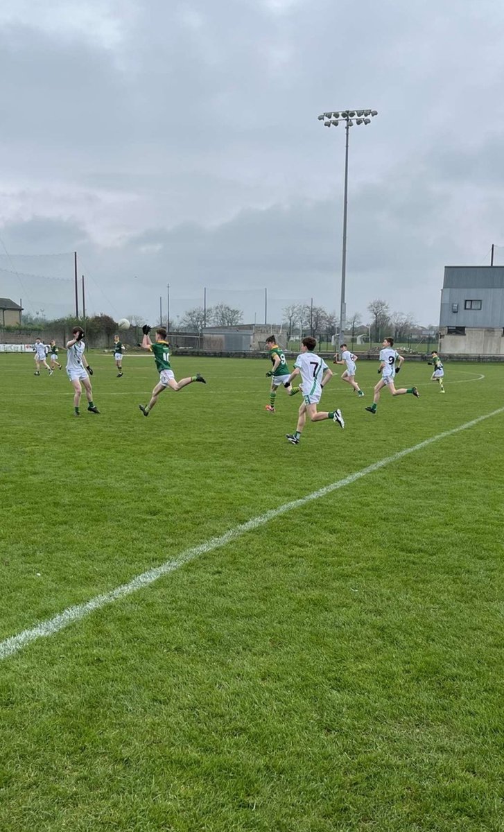 Full-time result: St Mary’s CBS 5-12 | St Peter’s College 5-2
A dominant 1st half display+rock-solid defence saw our 1st-year footballers secure a spot in the county final! Huge performances from Patrick Farrell, Nicky Stafford, Emmet Ryan+ the entire squad sealed the win.