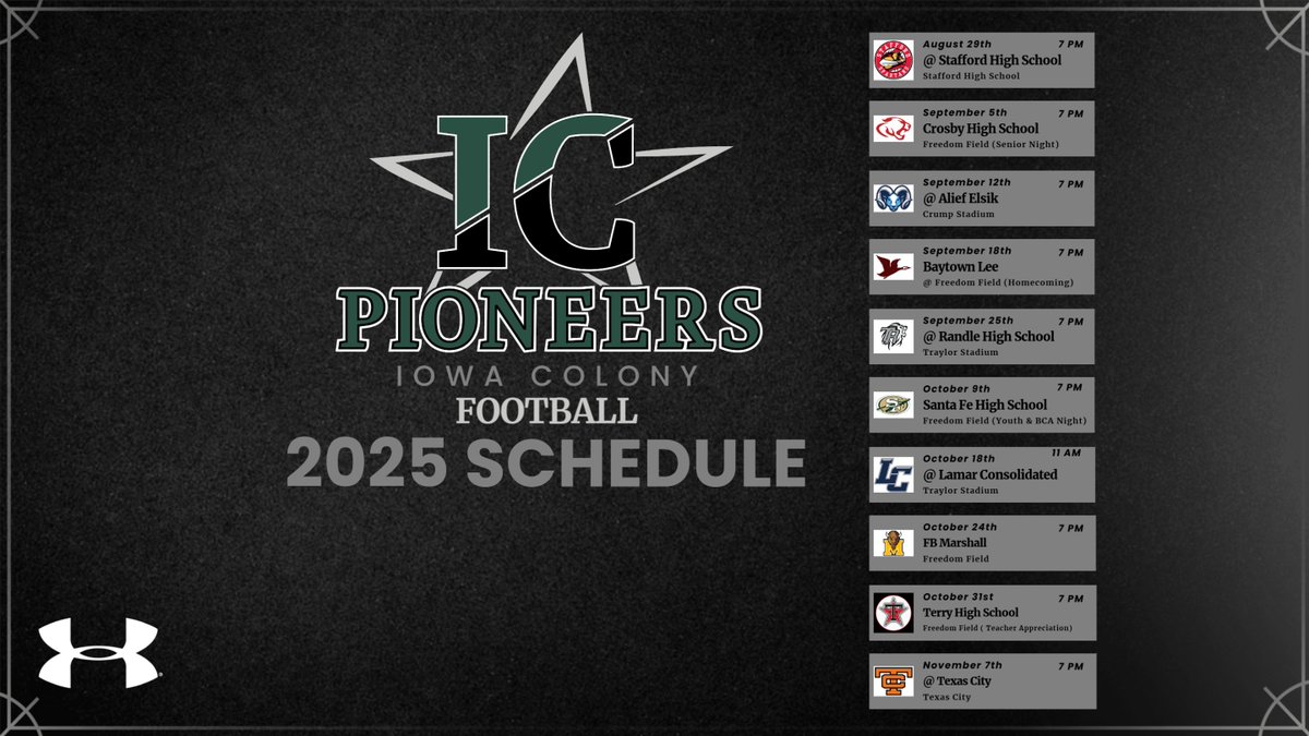 Iowa Colony Football (@ic_pioneersfb) on Twitter photo 