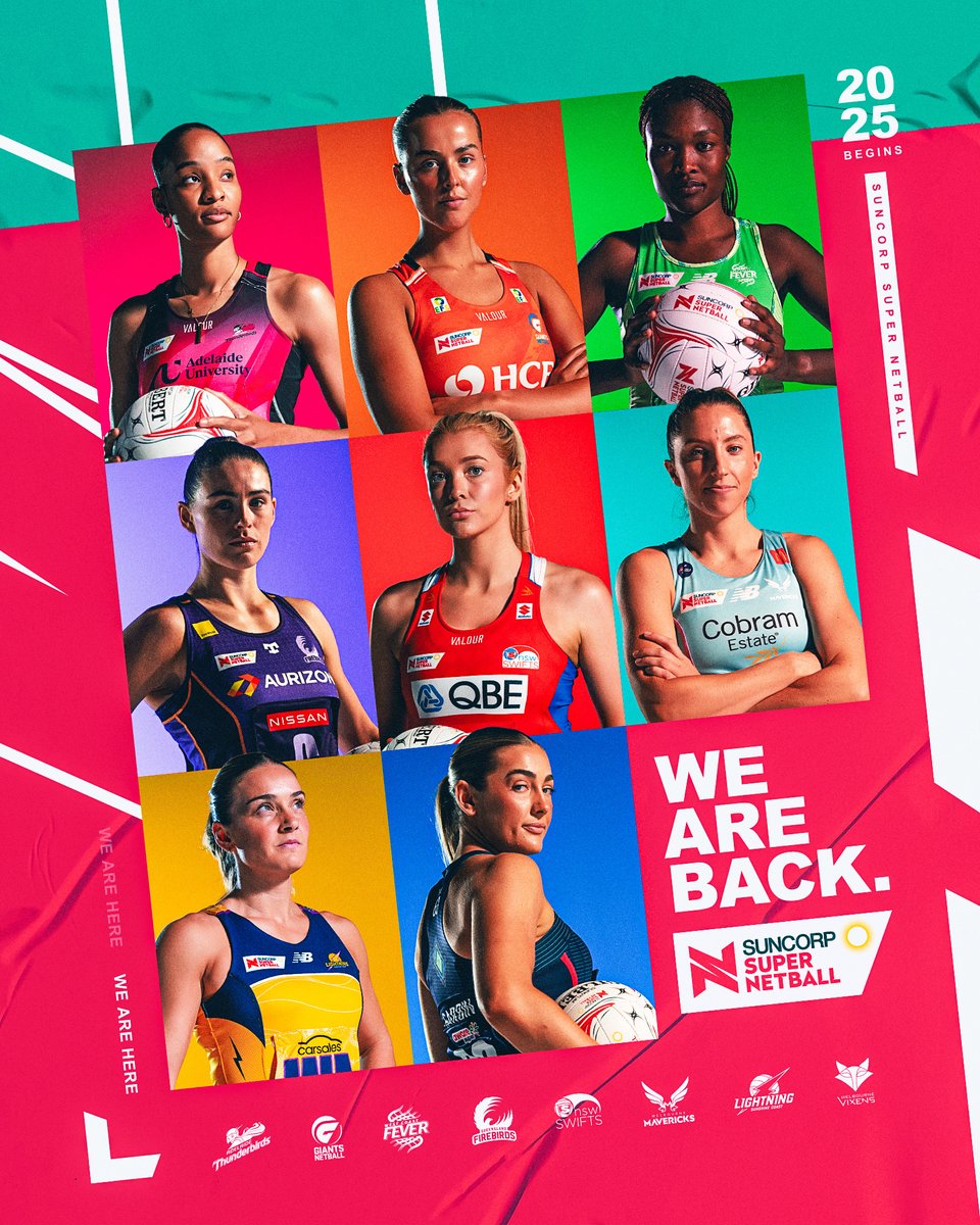 SuperNetball's tweet photo. We are back. https://t.co/iJVlkPtqoO
