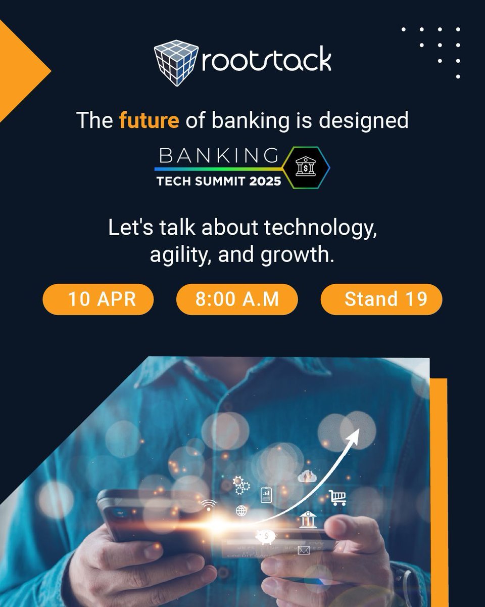 rootstack's tweet image. On April 10, we'll be at the #BankingTechSummit in Panama! 🏦💻 Meet us at stand 19 from 8 a.m. #Rootstack #Banking #Innovation
📍 Panama
📅 April 10
📌 Stand 19