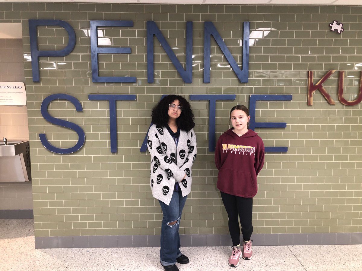Congratulations to our team’s Pride of the Lions recipients for the month of March. Great job Lydia Sperandio and Evangeline Tavera! #NitschmannNation #LionsLEADtheWay #BASDproud #BuildingBethlehem